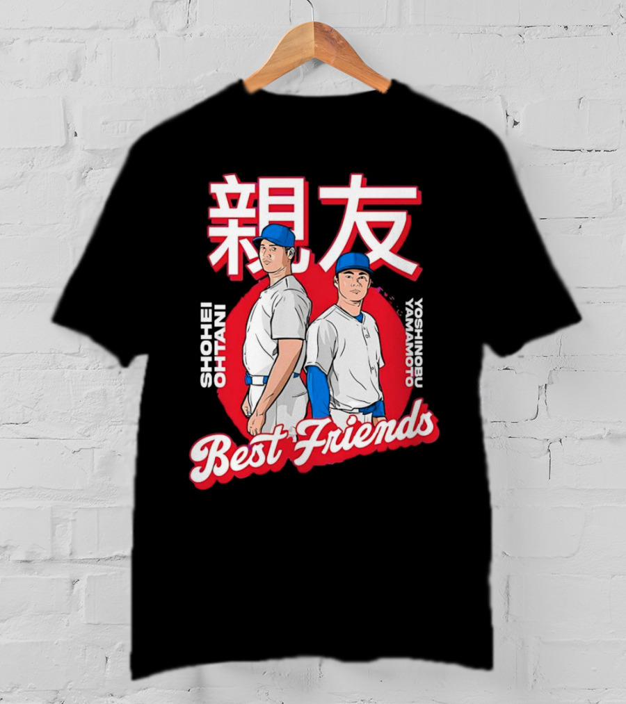 Shohei Ohtani Yoshinobu Yamamoto Best Friends Dodgers T-Shirt