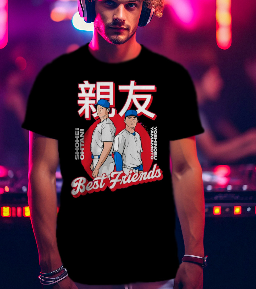 Shohei Ohtani Yoshinobu Yamamoto Best Friends Dodgers T-Shirt