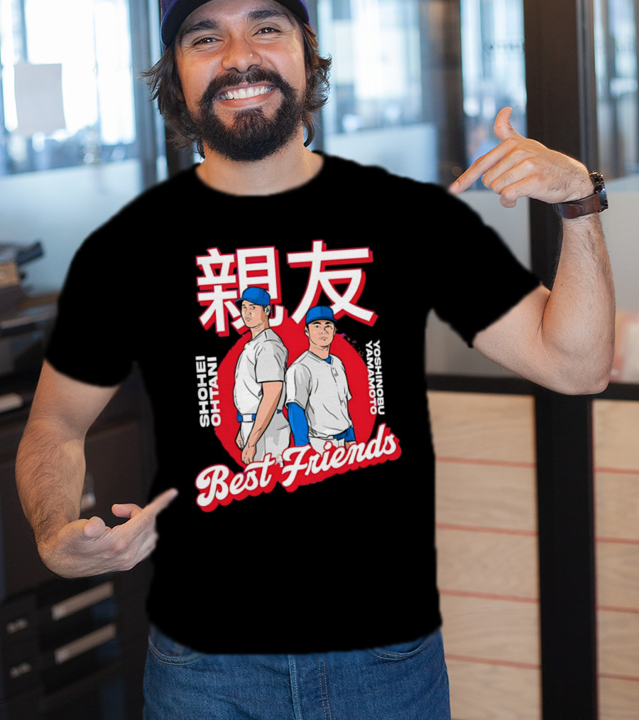 Shohei Ohtani Yoshinobu Yamamoto Best Friends Dodgers T-Shirt