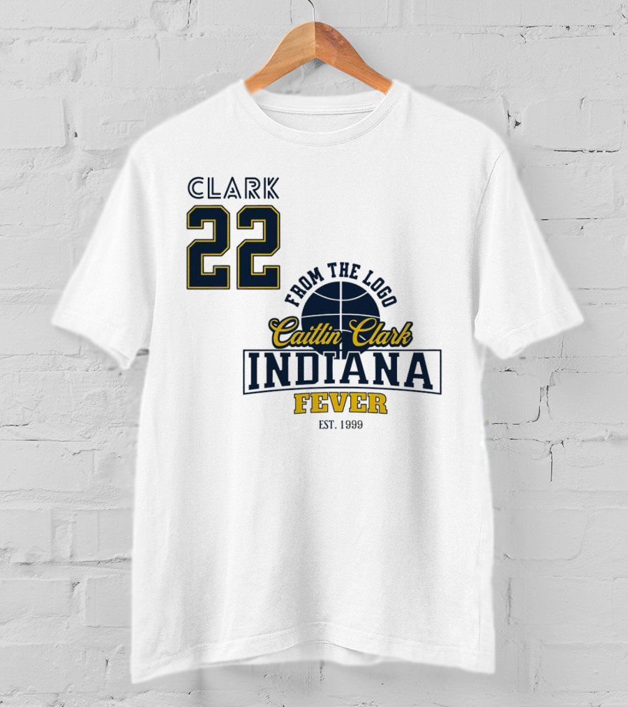 Clark 22 From The Logo Caitlin Clark Indiana Fever Est. 1999 Basketball T-Shirt