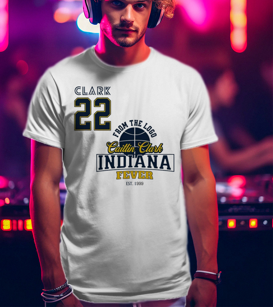 Clark 22 From The Logo Caitlin Clark Indiana Fever Est. 1999 Basketball T-Shirt