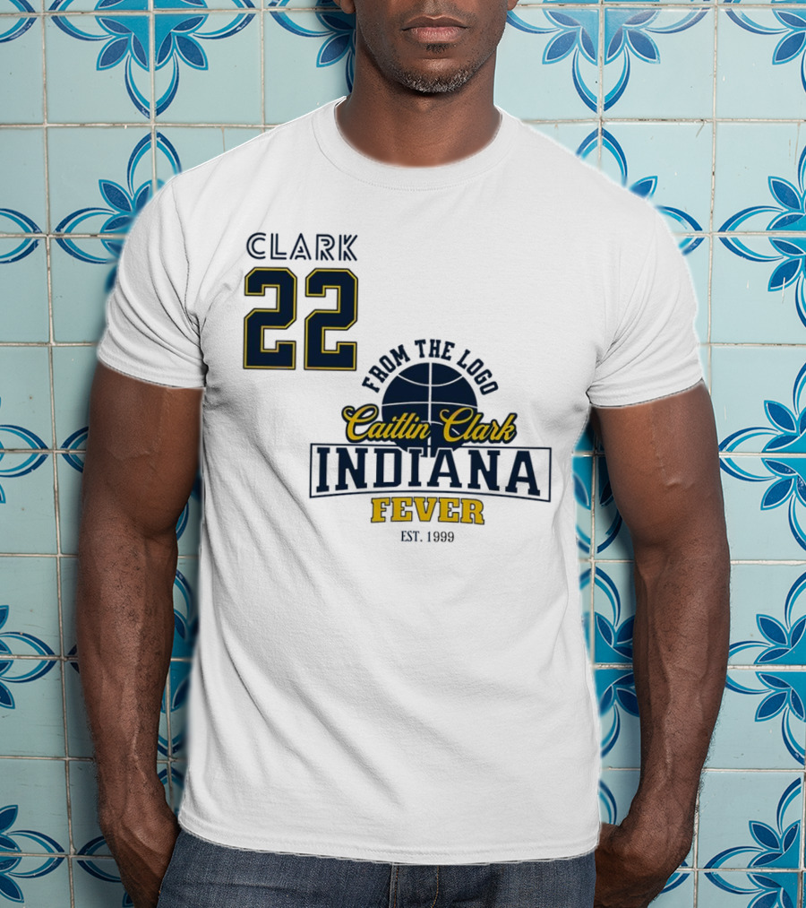 Clark 22 From The Logo Caitlin Clark Indiana Fever Est. 1999 Basketball T-Shirt