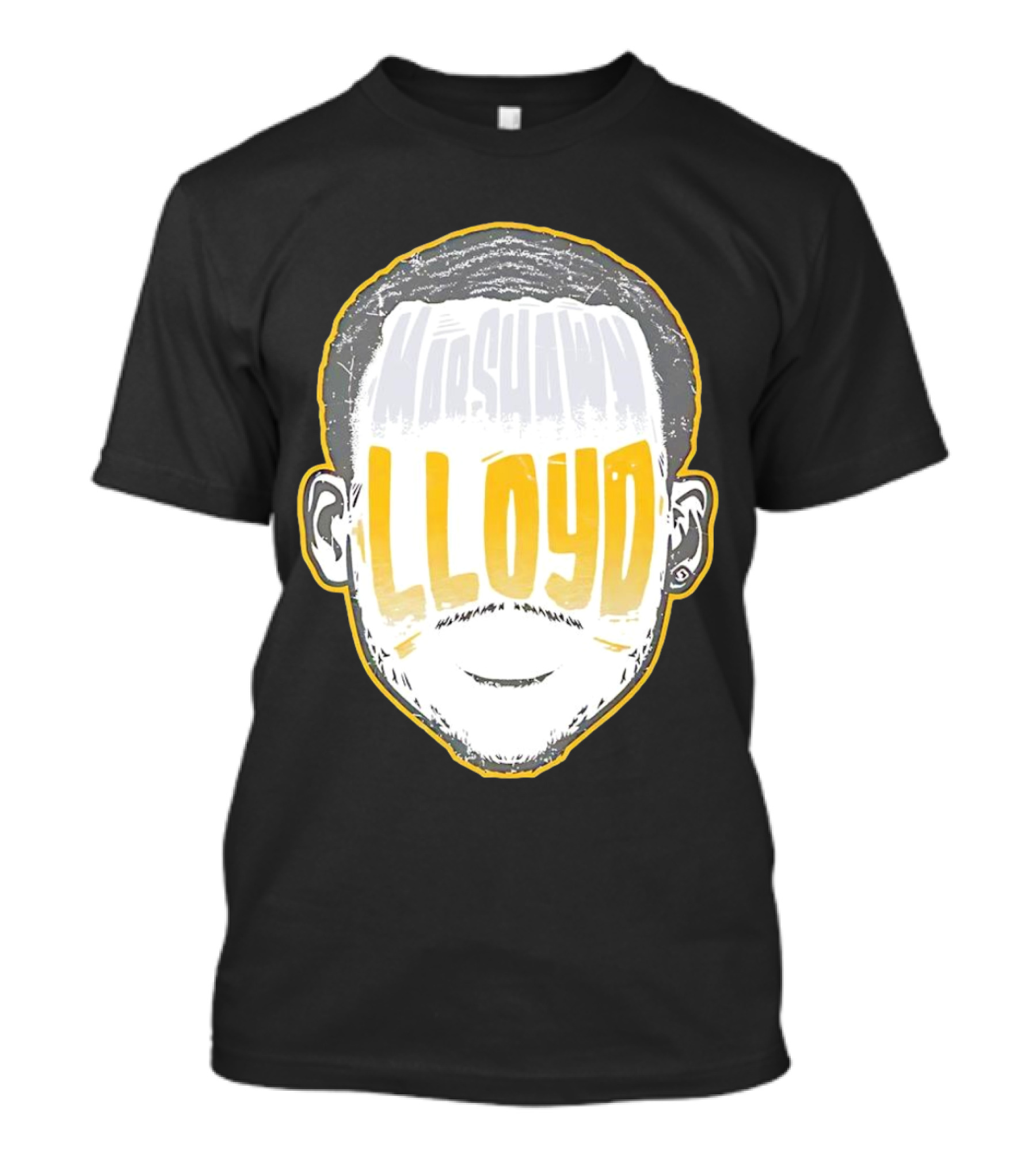 MarShawn Lloyd Face Illustration Football Packers Influence T-Shirt