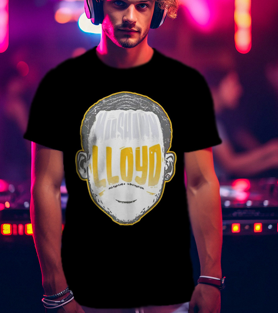 MarShawn Lloyd Face Illustration Football Packers Influence T-Shirt