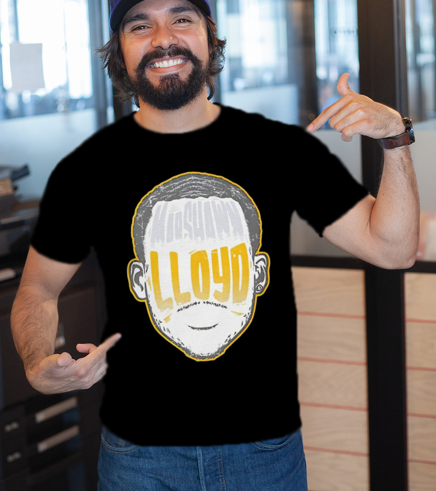 MarShawn Lloyd Face Illustration Football Packers Influence T-Shirt