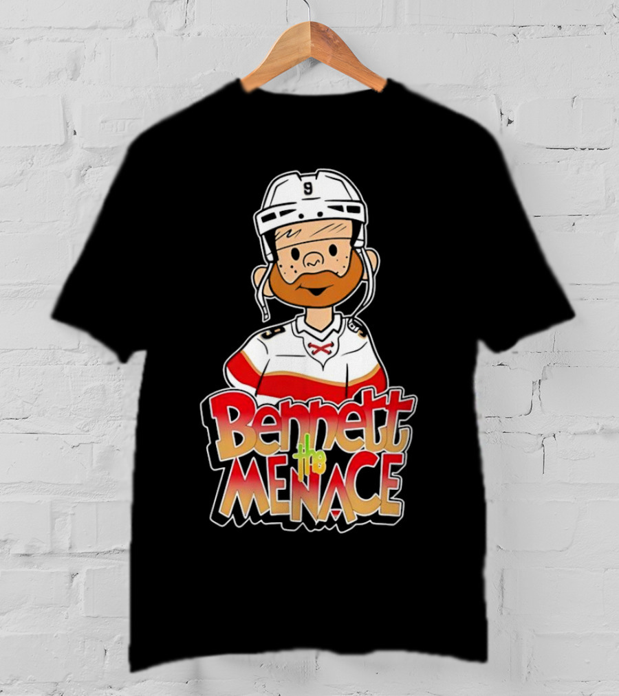 Bennett The Menace Florida Panthers Hockey Sam Bennett T-Shirt