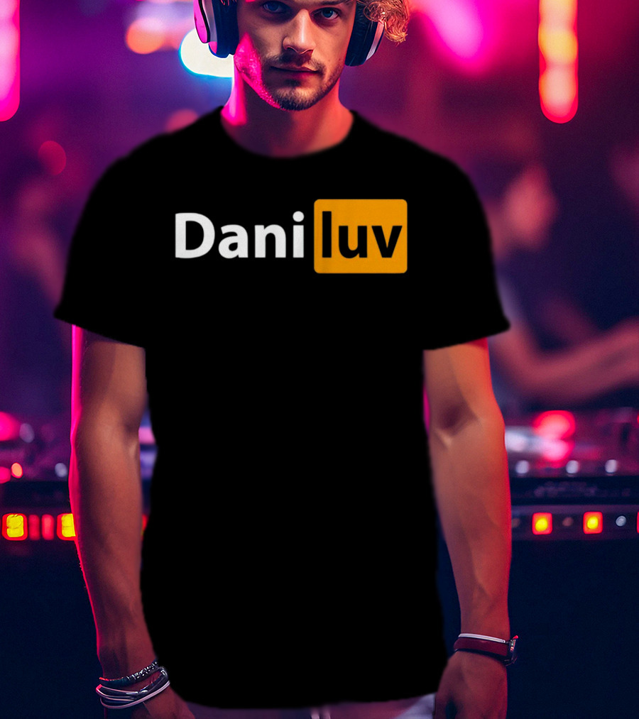 Dani Luv Black T-Shirt