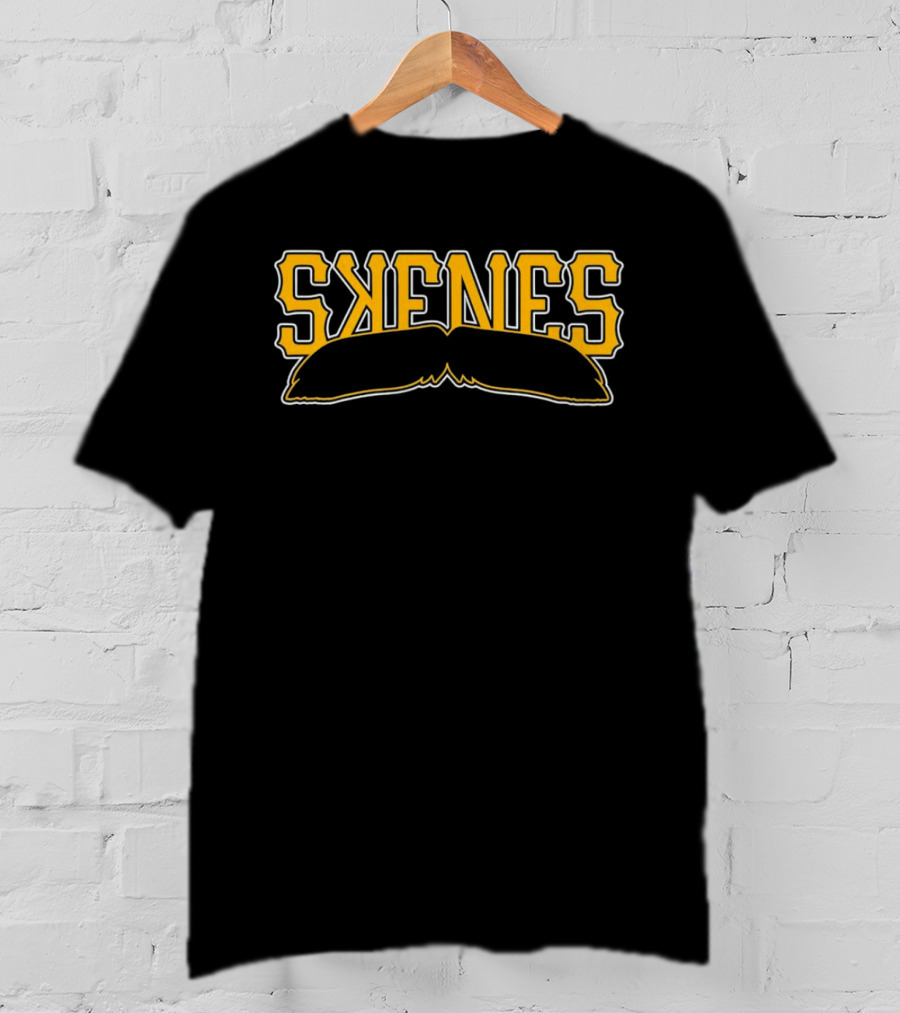 SKNES Pittsburgh Pirates Mustache Icon Baseball T-Shirt