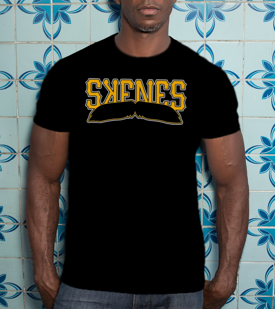 SKNES Pittsburgh Pirates Mustache Icon Baseball T-Shirt