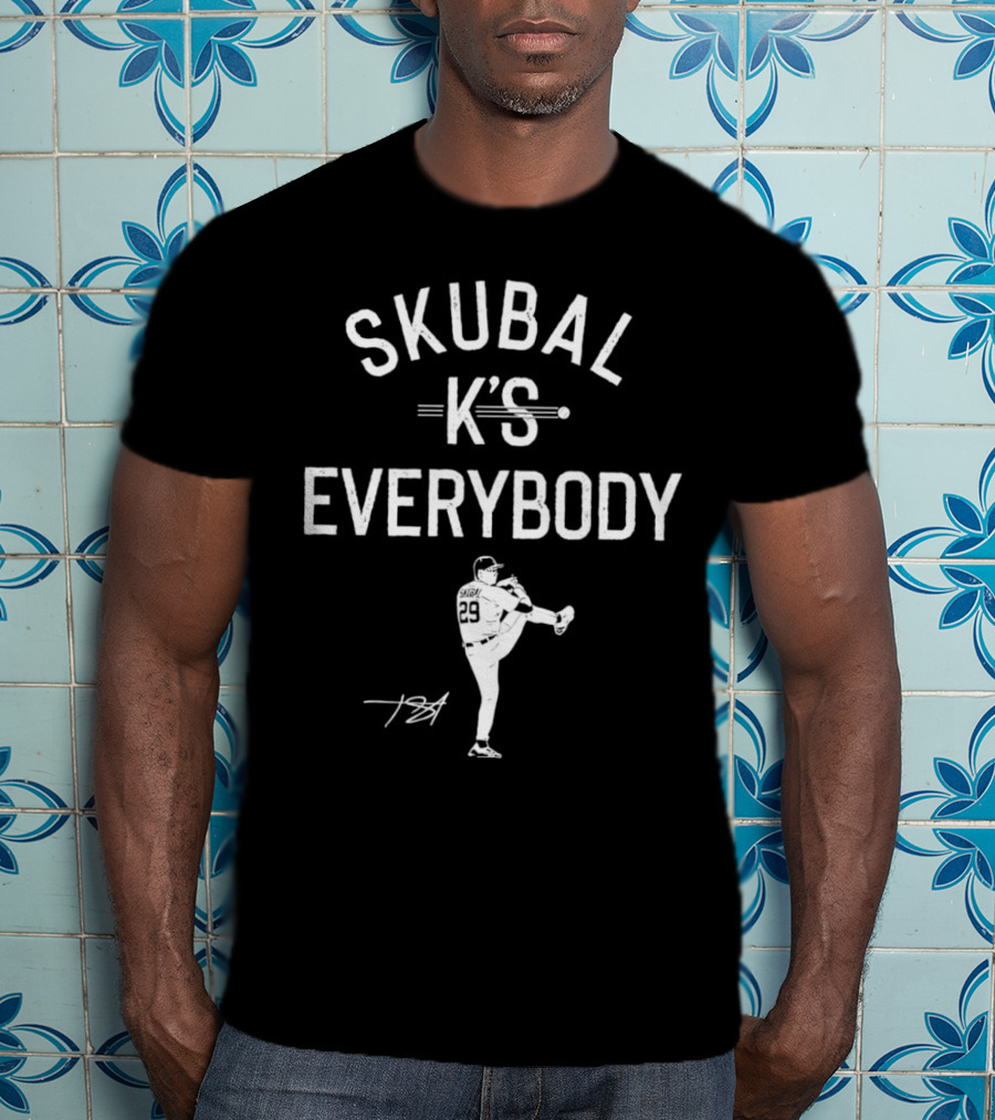 Skubal K's Everybody Number 29 Pitcher Stance T-Shirt