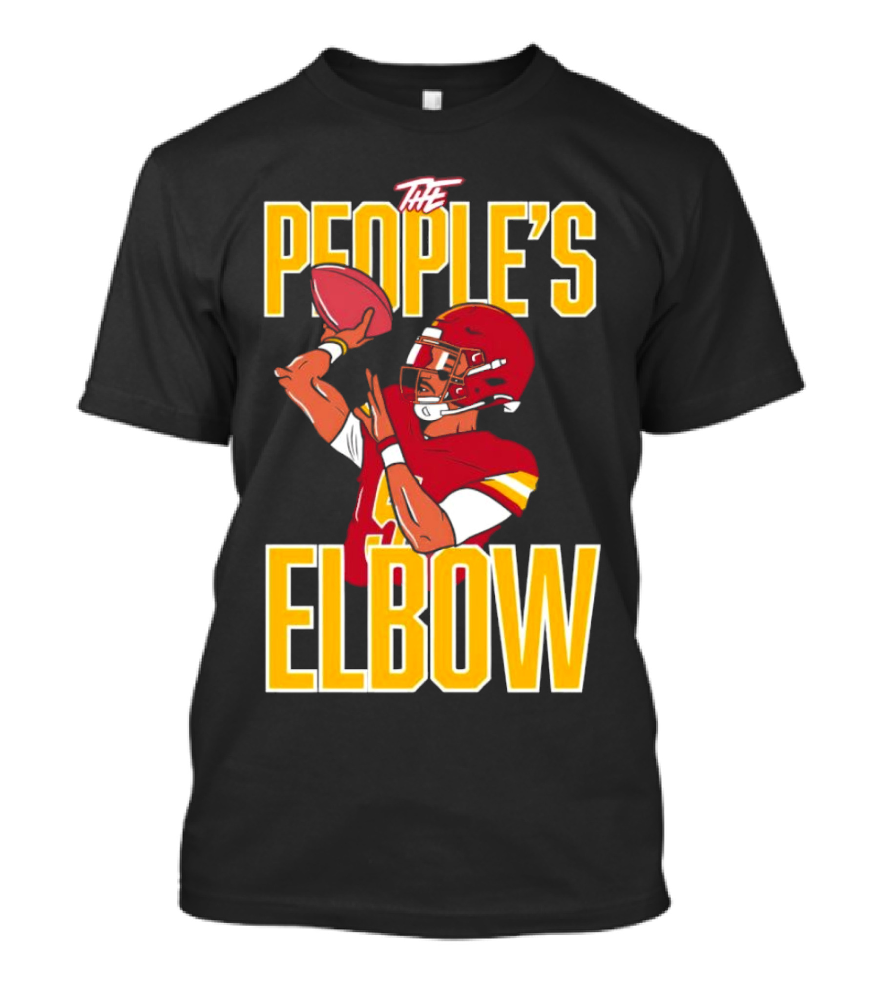 The People’s Elbow Washington Commanders Football Player Quarterback T-Shirt