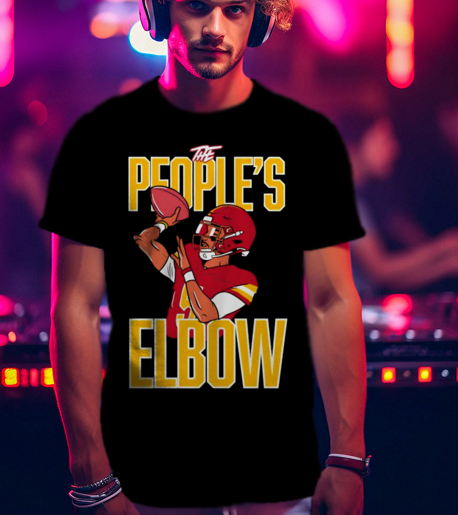 The People’s Elbow Washington Commanders Football Player Quarterback T-Shirt