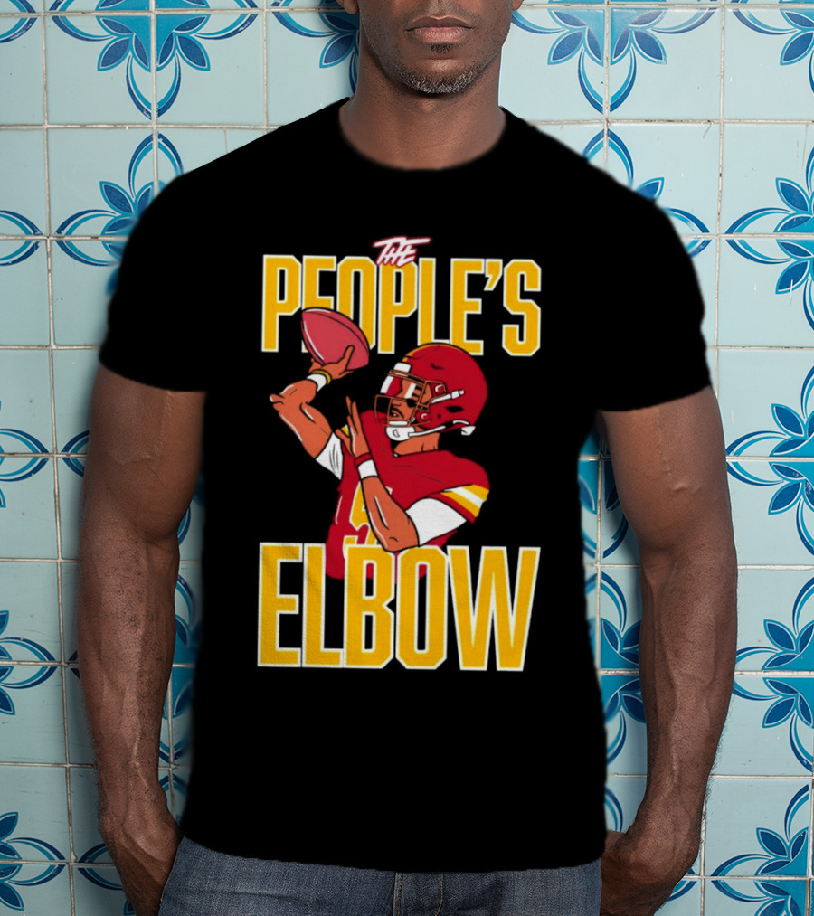 The People’s Elbow Washington Commanders Football Player Quarterback T-Shirt