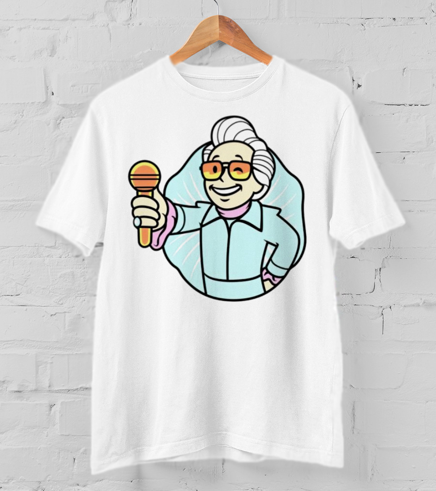 Vault Boy Elvis Microphone T-Shirt