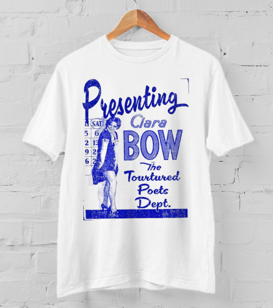 Presenting Clara Bow The Tortured Poets Dept T-Shirt