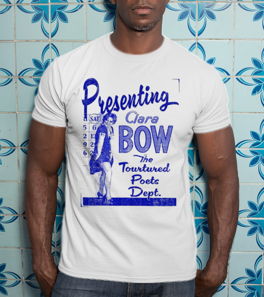Presenting Clara Bow The Tortured Poets Dept T-Shirt