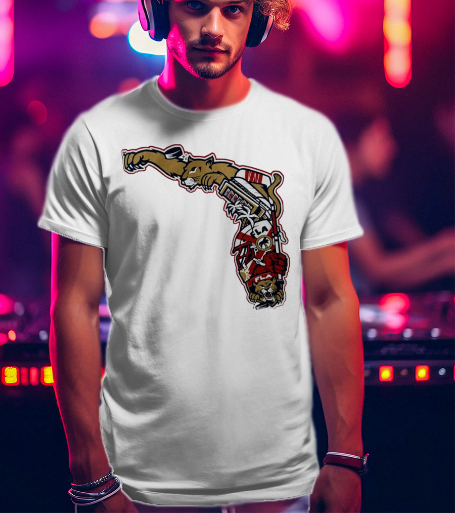 Florida Panthers Let's Hunt State Hockey T-Shirt