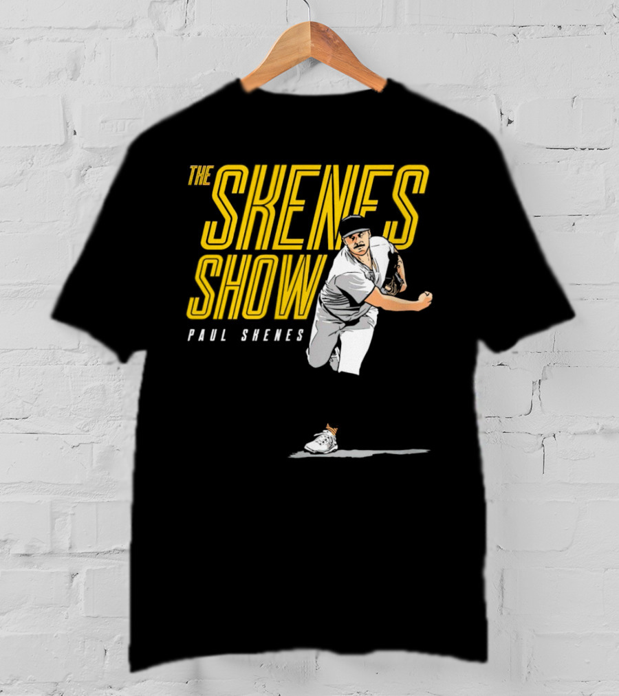 The Skenes Show Paul Skenes Pittsburgh Pirates Pitching Action T-Shirt