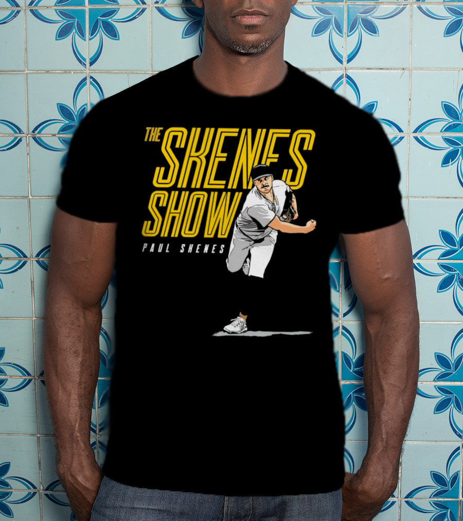 The Skenes Show Paul Skenes Pittsburgh Pirates Pitching Action T-Shirt
