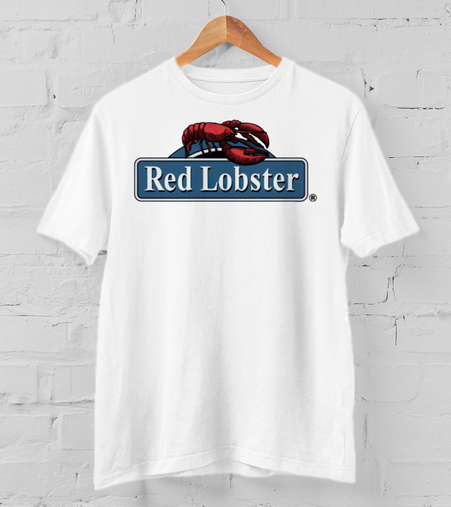 Red Lobster Seafood Restaurant Logo Emblem T-Shirt