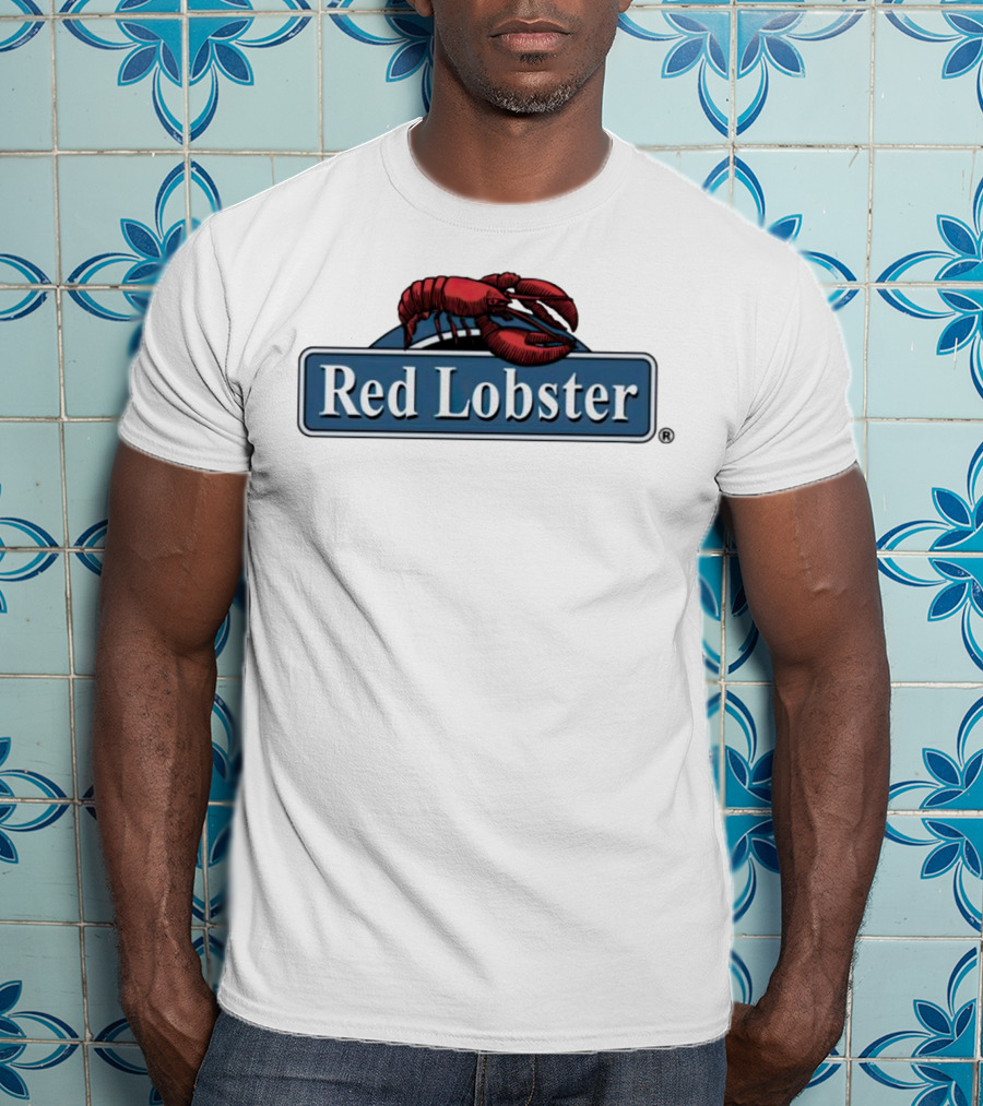 Red Lobster Seafood Restaurant Logo Emblem T-Shirt