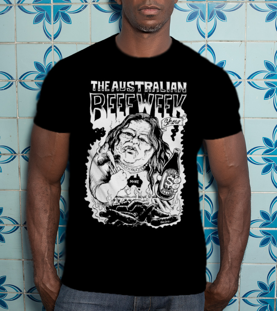 The Australian Beefweek Show Mine Beer And Sausages T-Shirt