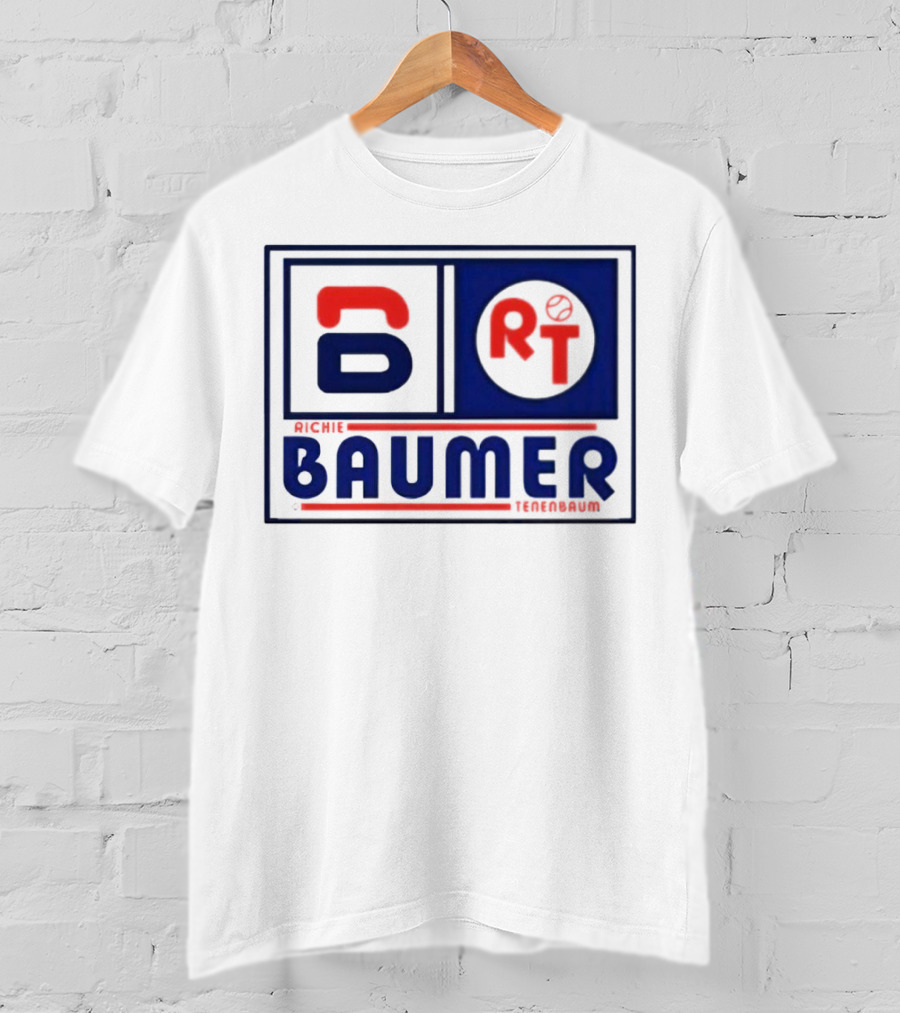Richie Baumer Tenenbaum Tennis Emblem RT T-Shirt