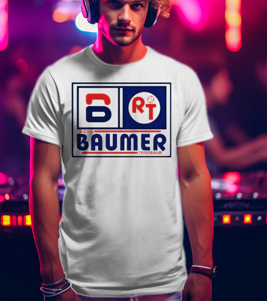 Richie Baumer Tenenbaum Tennis Emblem RT T-Shirt