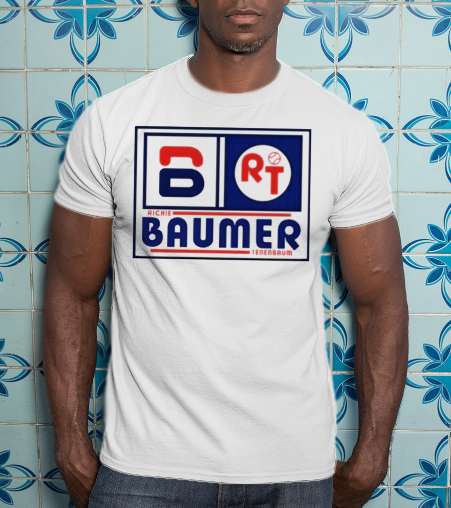 Richie Baumer Tenenbaum Tennis Emblem RT T-Shirt