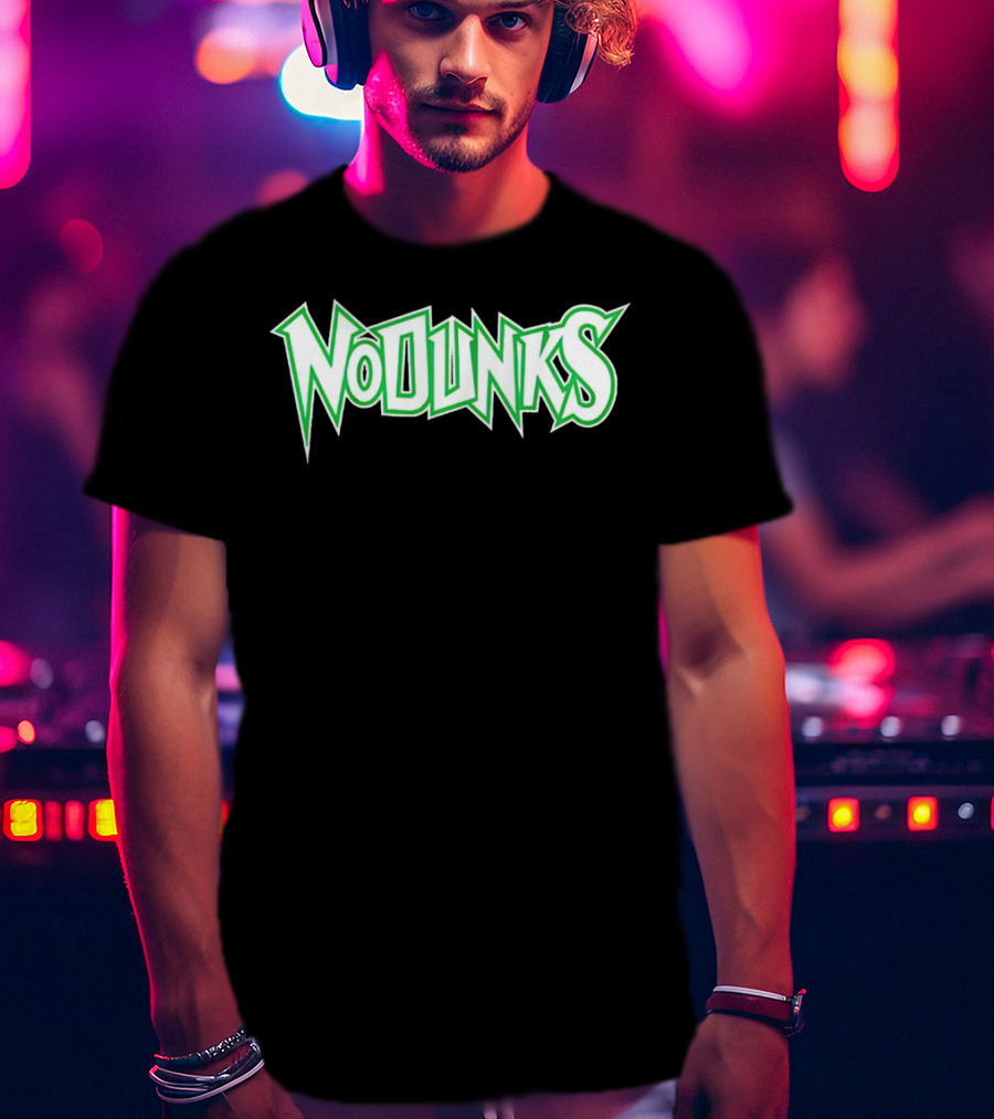 Minnesota Timberwolves No Dunks Bold Green Text T-Shirt