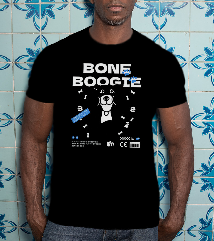 Bone Boogie Dog Days Disco Grooving With My Bone Tastic Buddies T-Shirt