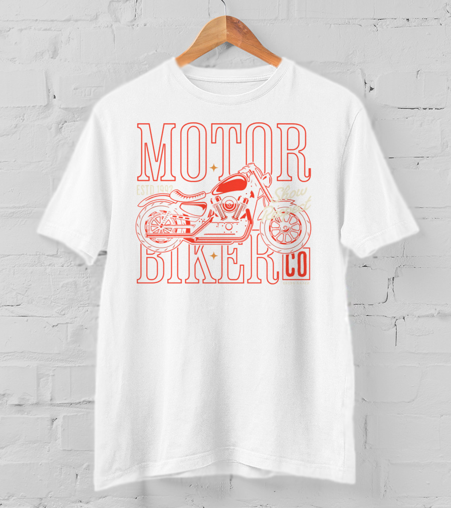 Motor Biker Club Estd 1992 Show Respect Co Speed Racer T-Shirt