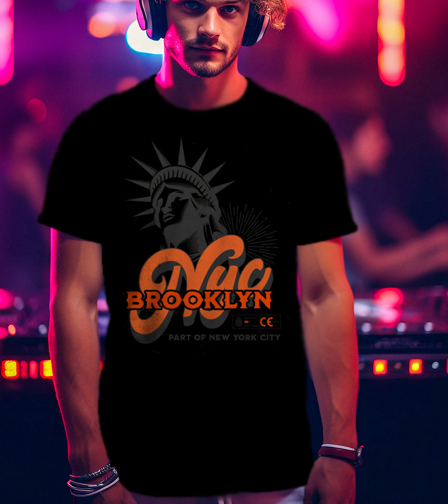 NYC Brooklyn Part Of New York City Statue Of Liberty T-Shirt