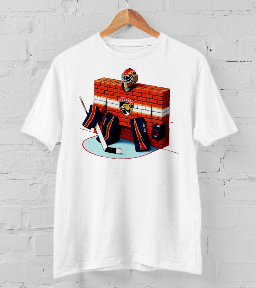 Florida Panthers Brick Wall Goalie Bod T-Shirt
