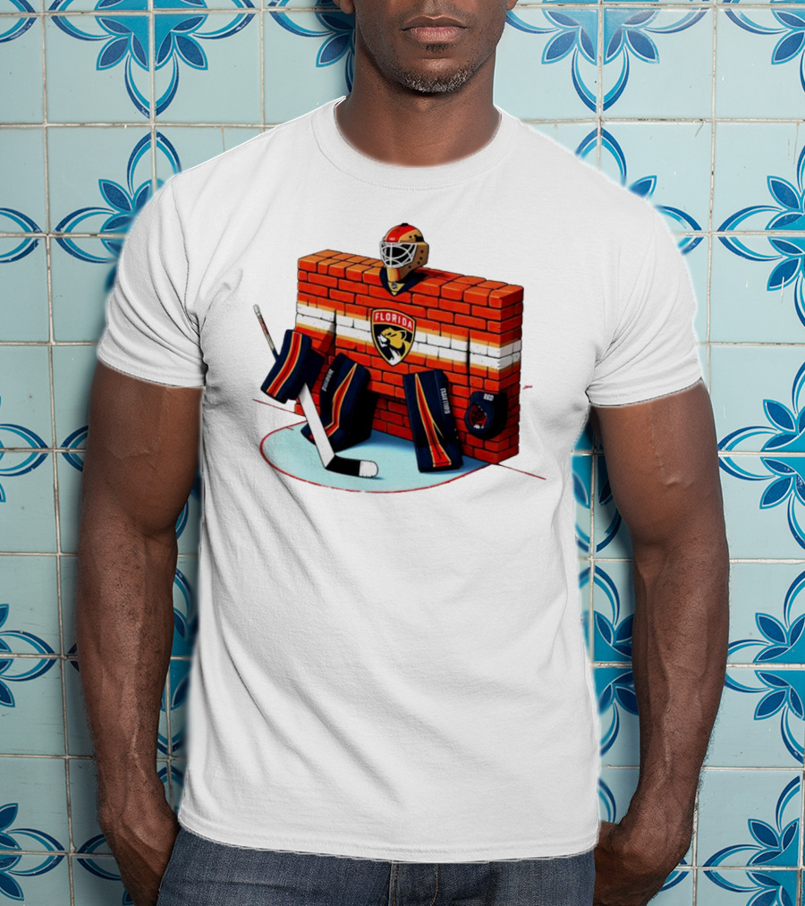 Florida Panthers Brick Wall Goalie Bod T-Shirt