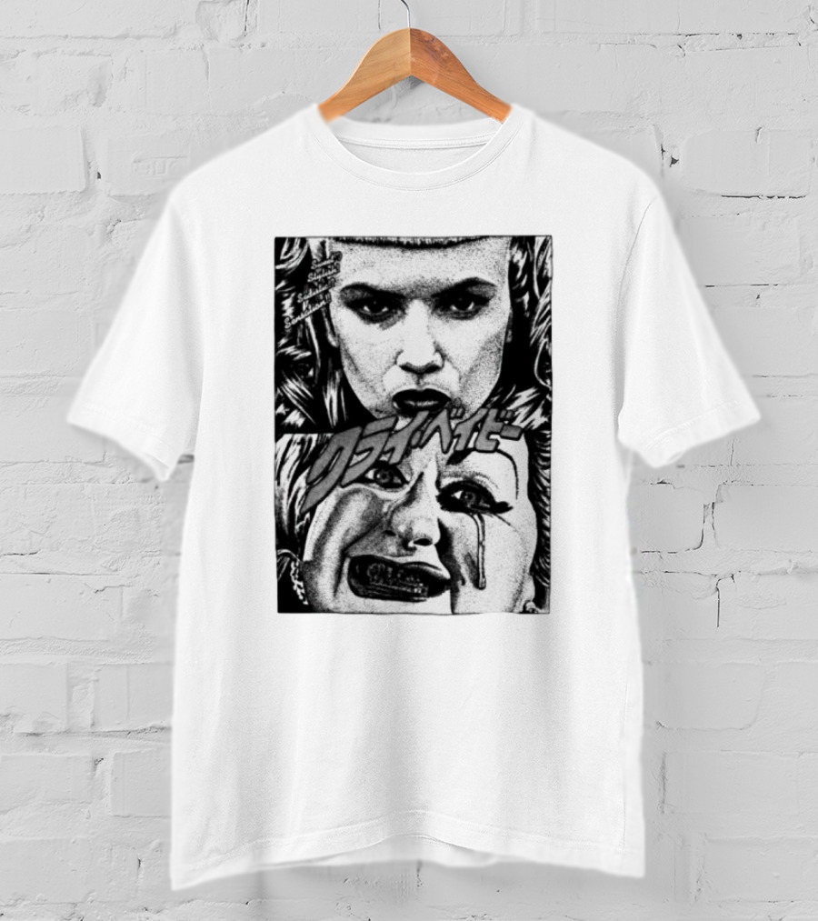 Mobshity Cry Baby John Waters Japanese Comic Style Faces T-Shirt