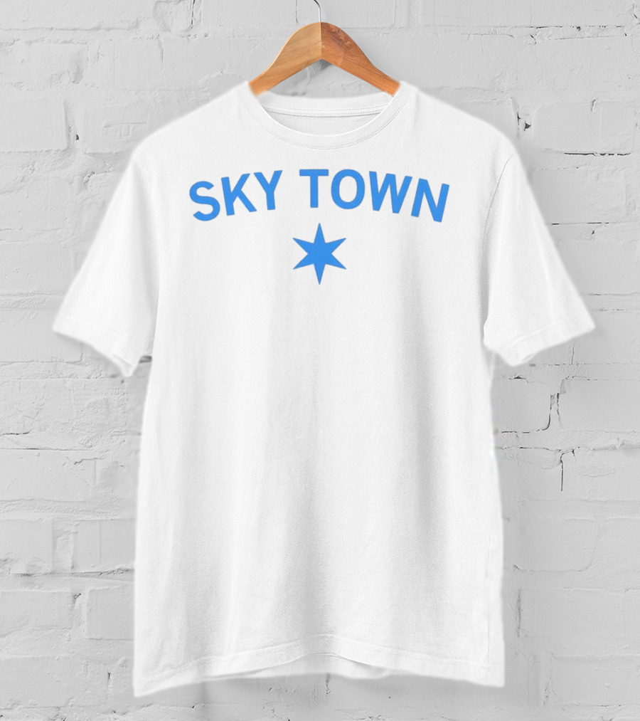 SKY TOWN Blue Star T-Shirt