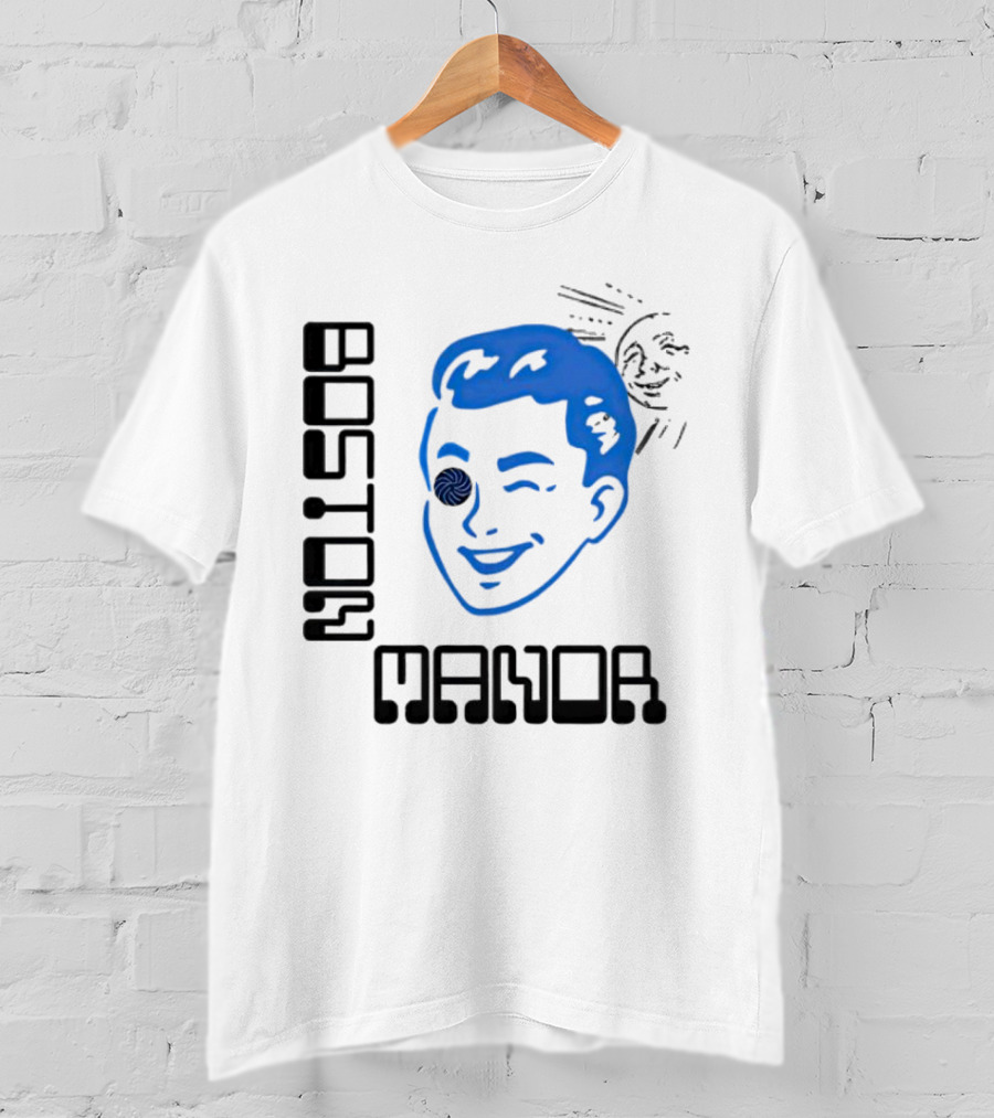 Boston Manor Sundiver Spiral Eye Winking Face T-Shirt