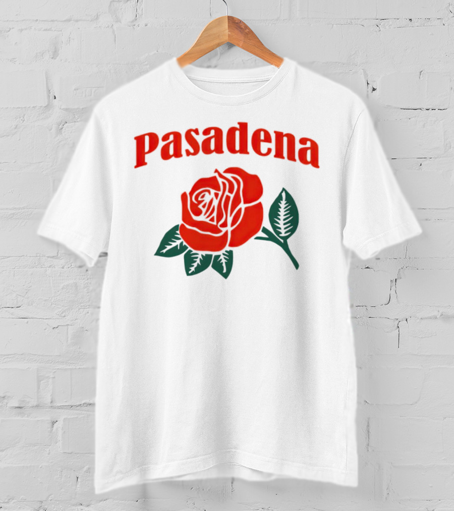 Pasadena Vintage Red Rose T-Shirt