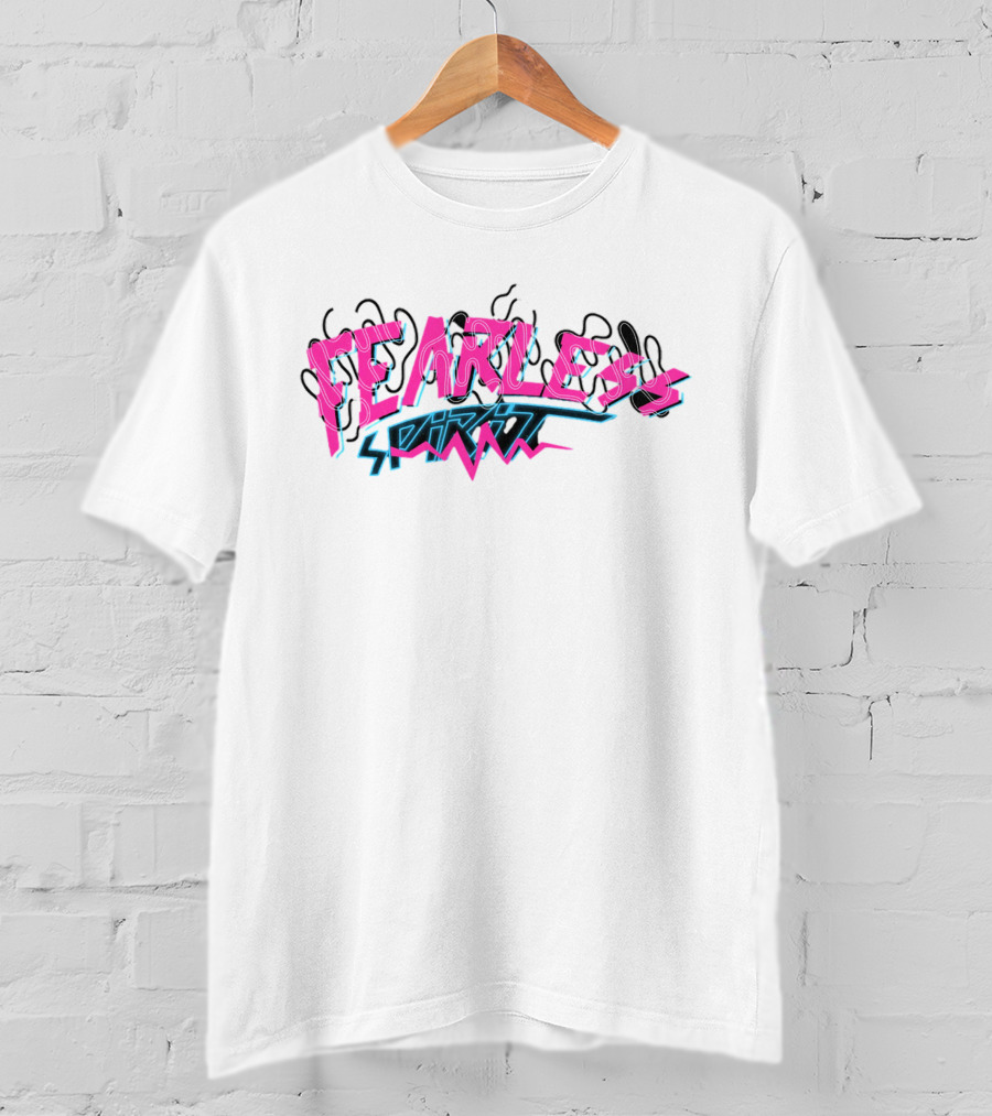 Fearless Spirit Retro Neon T-Shirt