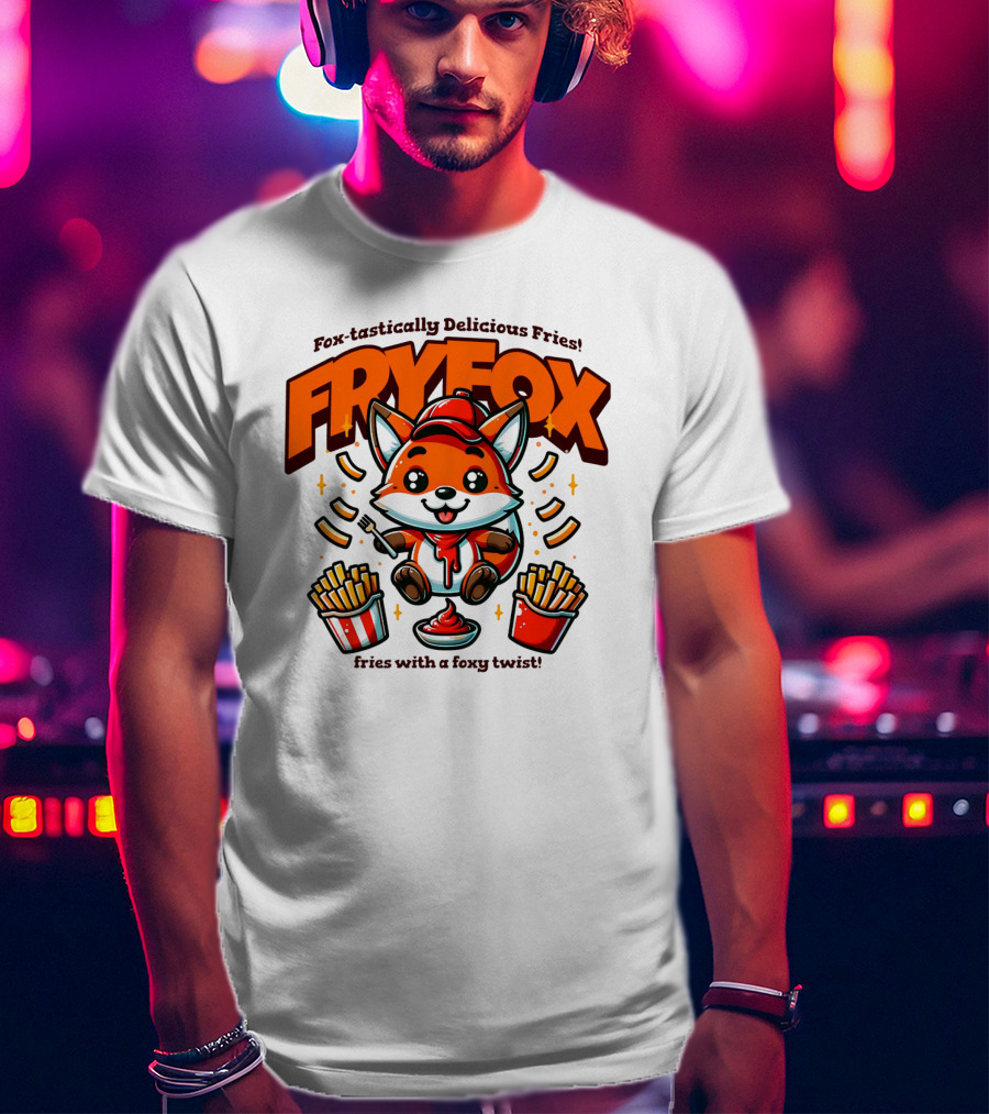 FRYFOX Fox-tastically Delicious Fries With A Foxy Twist T-Shirt