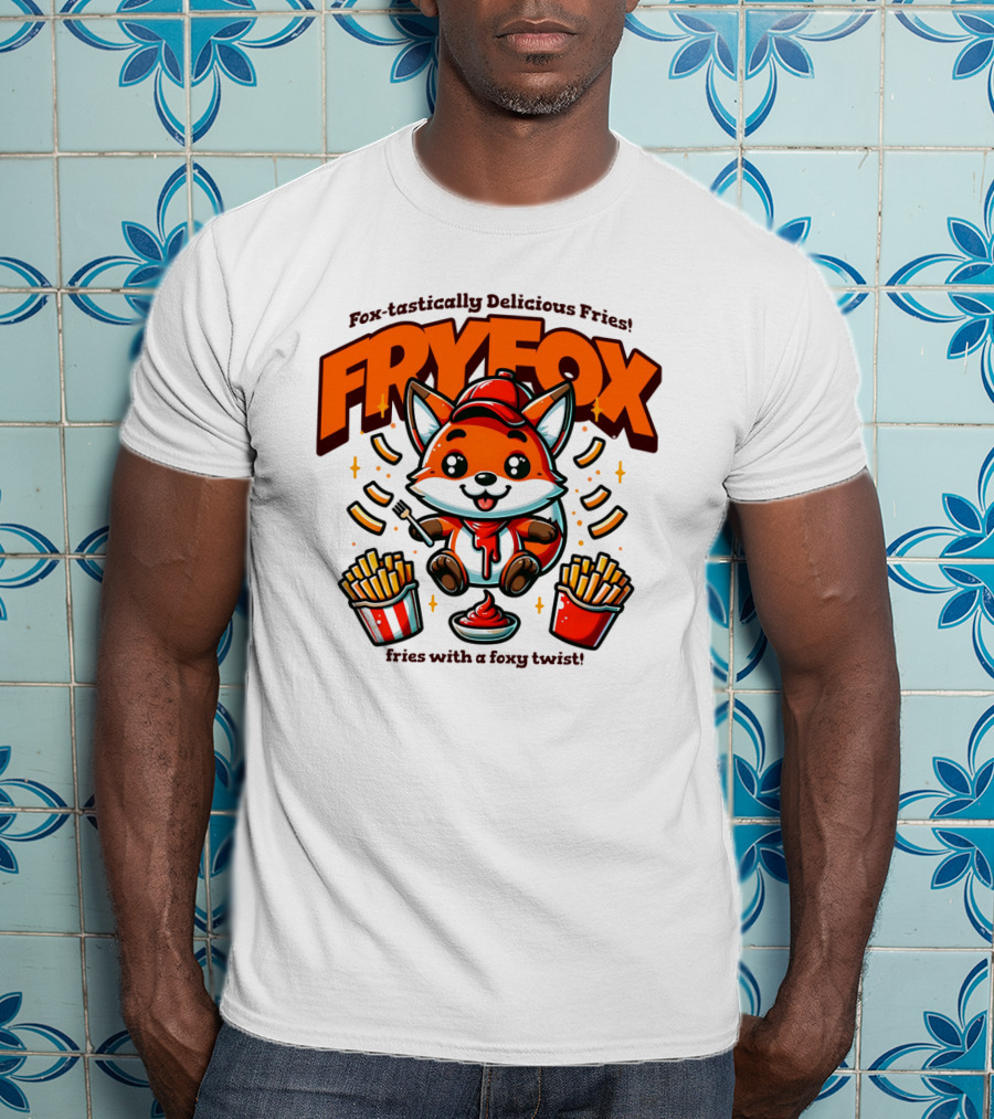 FRYFOX Fox-tastically Delicious Fries With A Foxy Twist T-Shirt