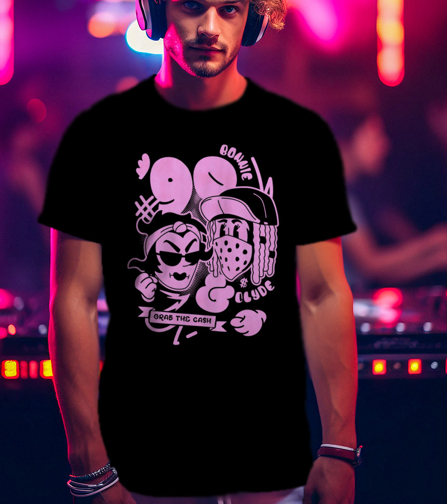90 Bonnie And Clyde Grab The Cash T-Shirt