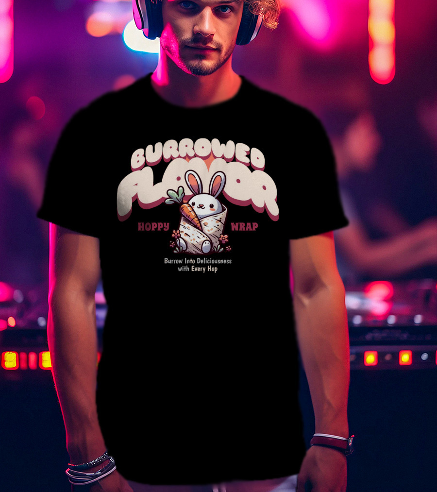 Burrowed Flavor Hoppy Wrap Burrow Into Deliciousness With Every Hop T-Shirt