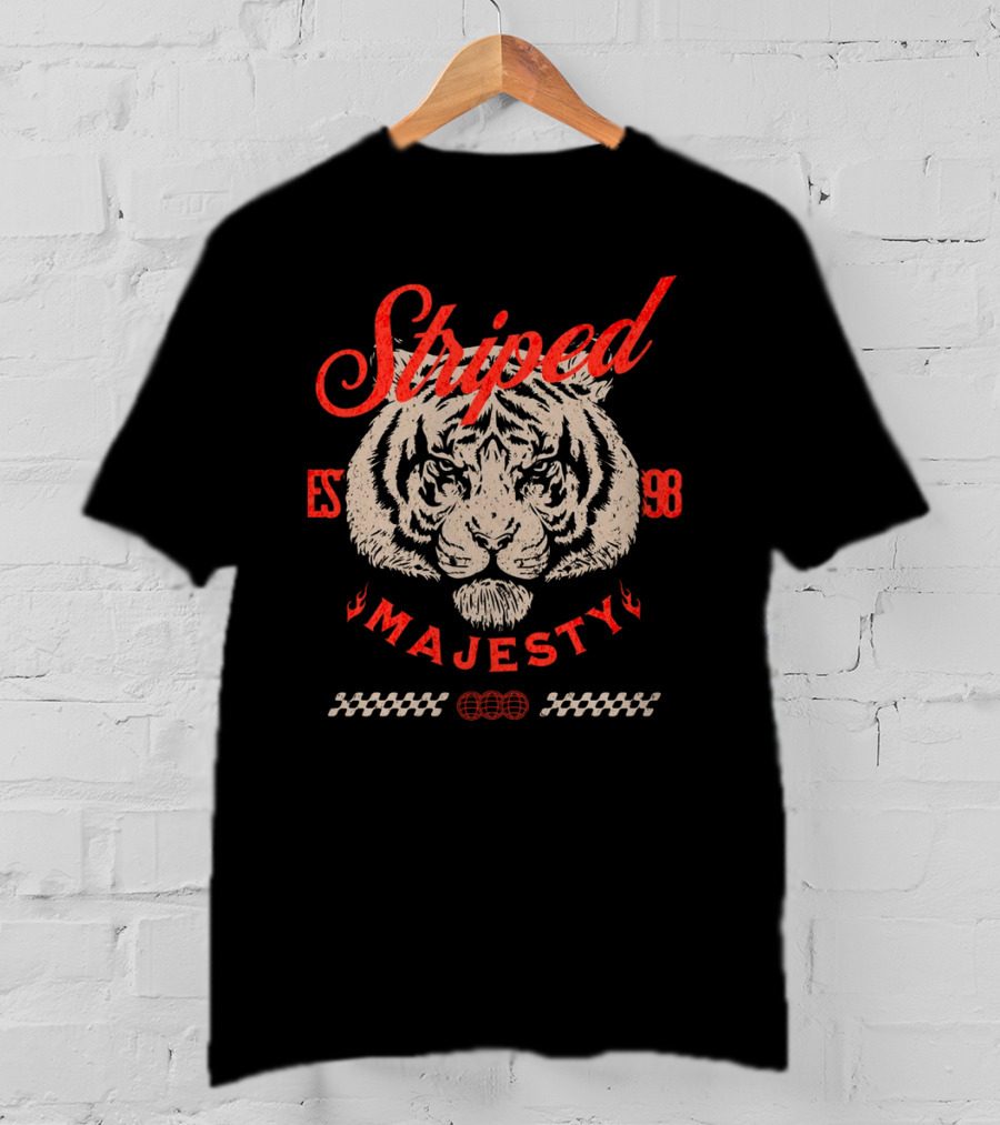 Striped Majesty Tiger Est 1998 T-Shirt