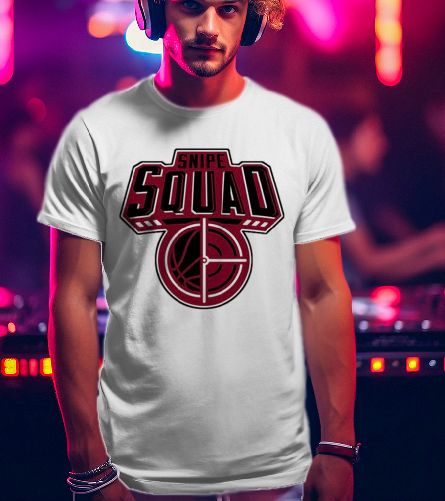 Toronto Raptors Snipe Squad Basketball Target T-Shirt