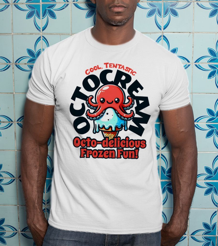 Cool Tentastic Octo-delicious Frozen Fun Octocream T-Shirt