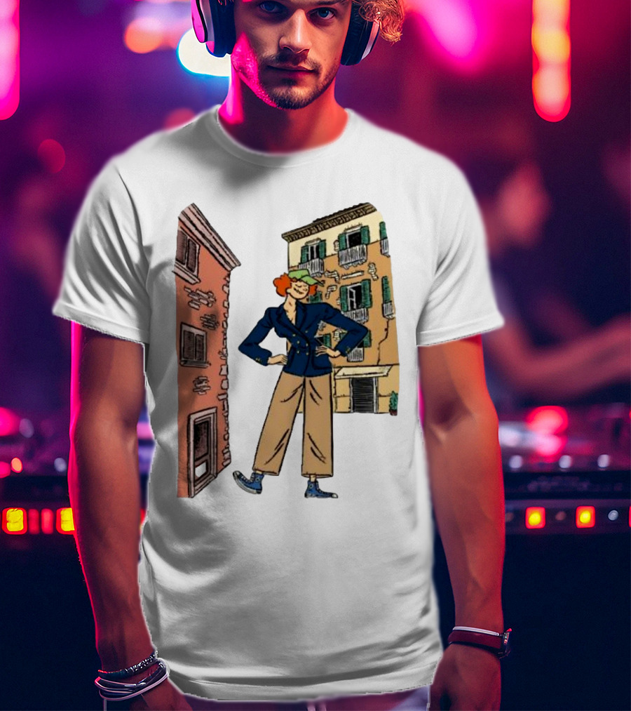 Dick Carroll X Roy Roger’s Positano Chic Casual Stroll T-Shirt