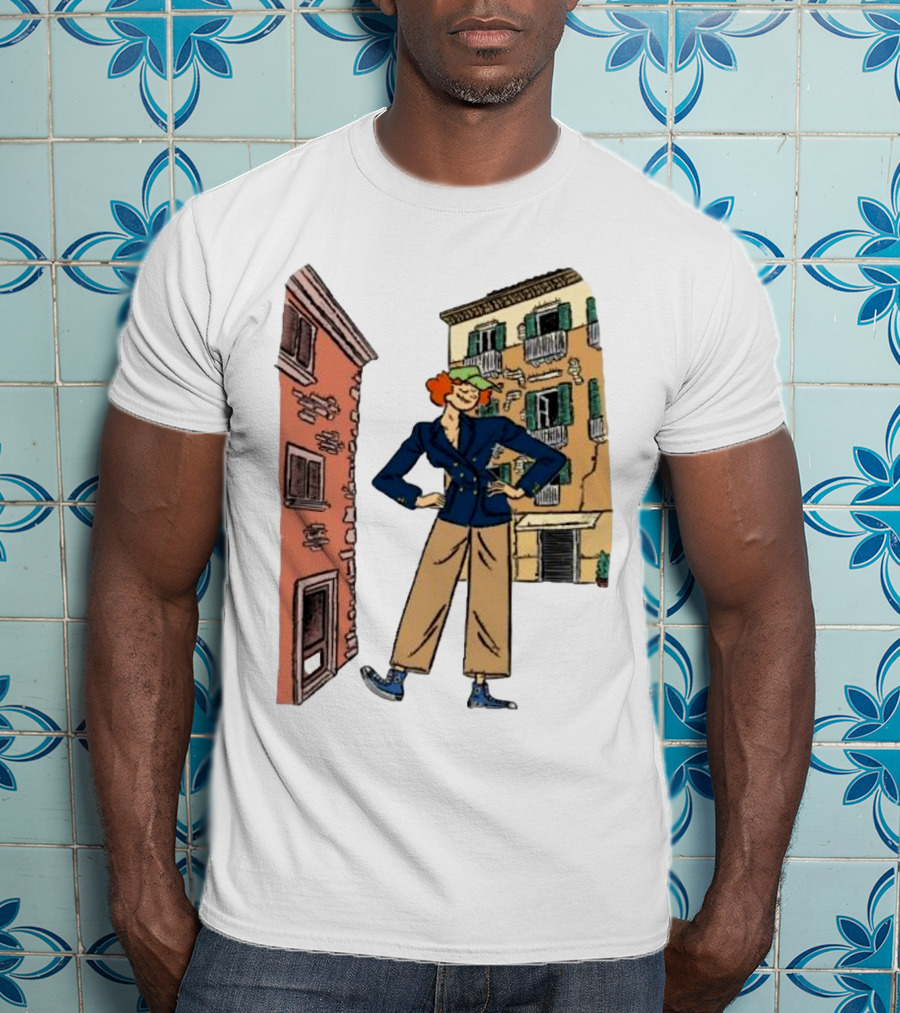 Dick Carroll X Roy Roger’s Positano Chic Casual Stroll T-Shirt