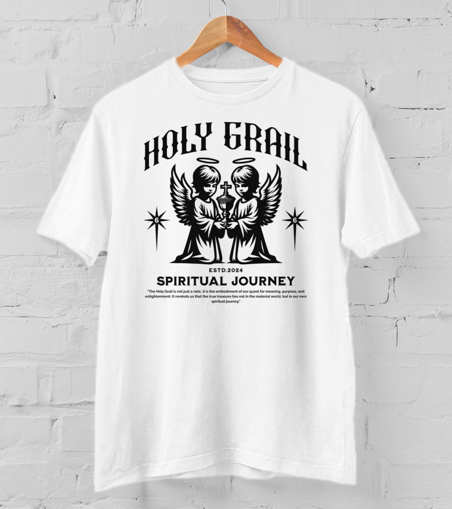Holy Grail Spiritual Journey ESTD T-Shirt